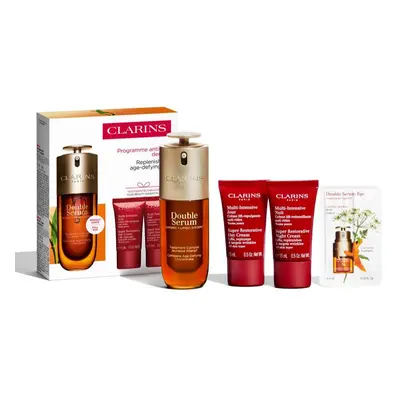 Clarins Double Serum & Super Restorative Set ajándékszett érett bőrre