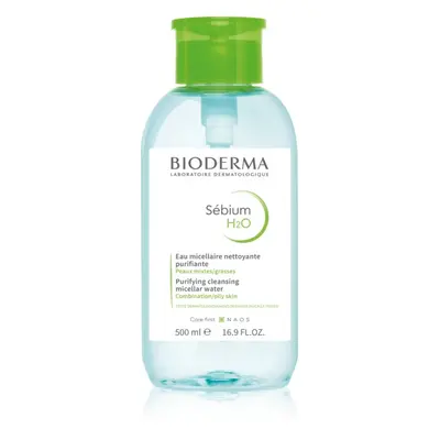 Bioderma Sébium H2O micellás víz kombinált és zsíros bőrre adagolóval 500 ml