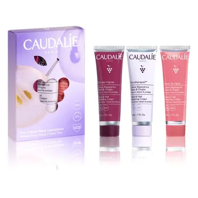 Caudalie Moisturizing Hand Cream Trio ajándékszett (kézre és körmökre)