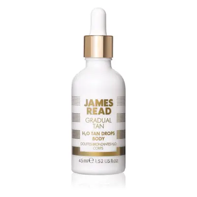 James Read Gradual Tan H2O Tan Drops önbarnító cseppek testre árnyalat Light/Medium 45 ml