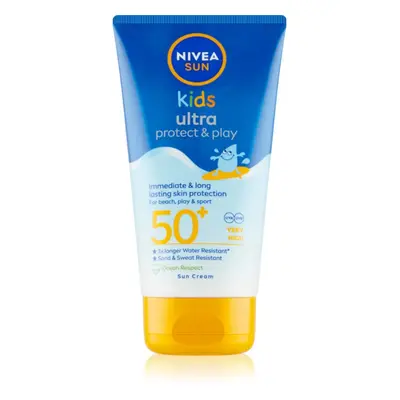 Nivea Sun Protect & Play naptej gyermekeknek SPF 50+ 150 ml