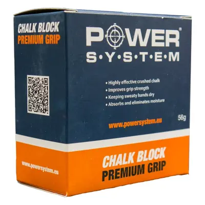 Power System Gym Chalk Block magnéziumkocka 56 g