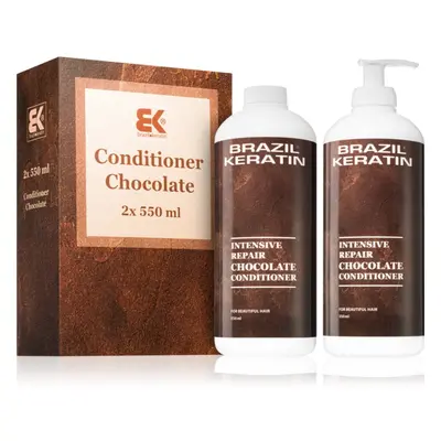 Brazil Keratin Chocolate Intensive Repair Conditioner takarékos kiszerelés a károsult hajra