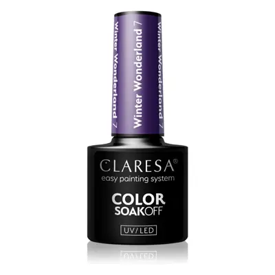 Claresa SoakOff UV/LED Color Winter Wonderland géles körömlakk árnyalat 7 5 g