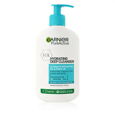 Garnier Pure Active hidratáló tisztító gél a bőr tökéletlenségei ellen 250 ml