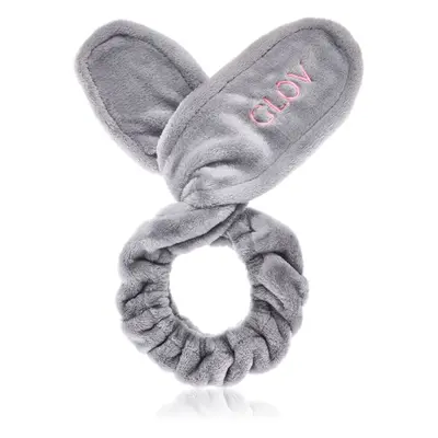 GLOV Bunny Ears Headband kozmetikai fejpánt Grey 1 db