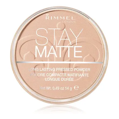 Rimmel Stay Matte púder árnyalat 003 Peach Glow 14 g