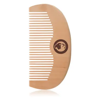 Bulldog Original Beard Comb fa fésű szakállra Peach Wood 10,4 cm 1 db