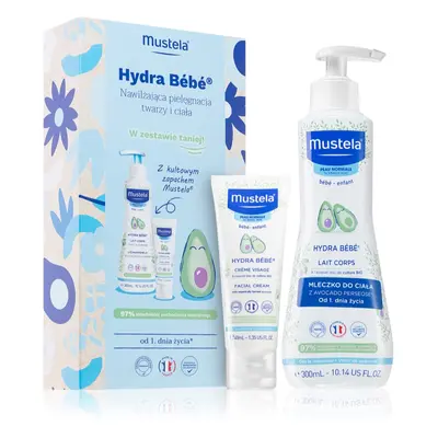 Mustela Bébé Hydra Bébé Set ajándékszett gyermekeknek születéstől kezdődően