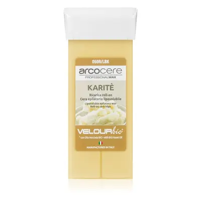 Arcocere Professional Wax Karité gyanta szőrtelenítéshez roll-on utántöltő 100 ml