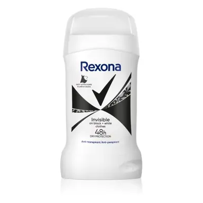 Rexona Invisible Black&White kemény izzadásgátló fehér foltok ellen 50 ml