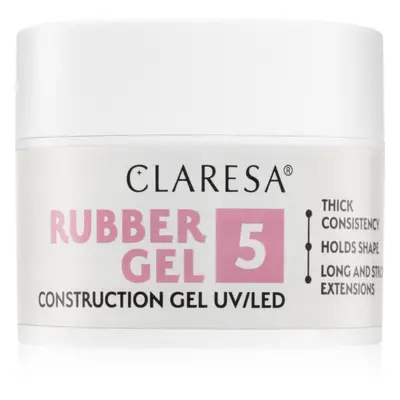 Claresa Rubber Gel Construction Gel UV/LED körömhosszabító gél lakk árnyalat 05 45 g