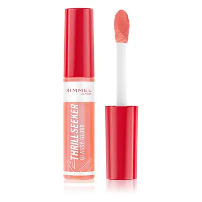 Rimmel Thrill Seeker Glassy Gloss dúsító ajakfény árnyalat 250 Peachy Vibes 10 ml