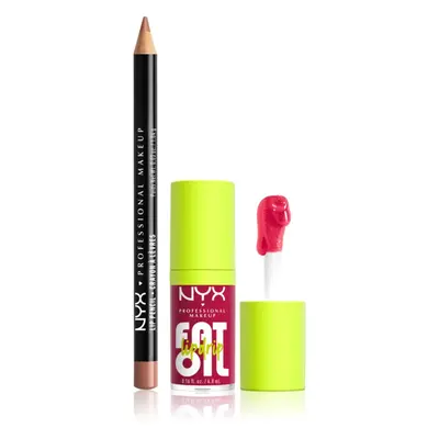 NYX Professional Makeup Fat Oil Lip Drip ajakápoló készlet 2 db