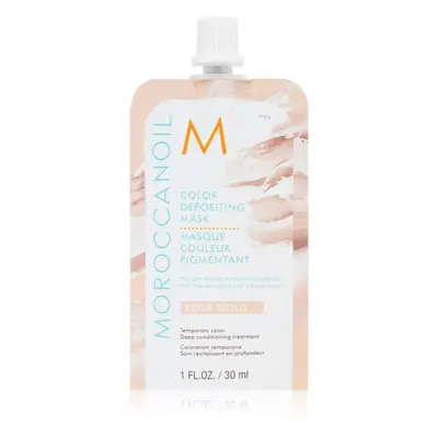 Moroccanoil Color Depositing gyengéd tápláló maszk tartós színes pigmentekkel Rose Gold 30 ml