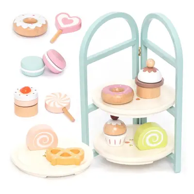 UMU Toys Dessert set interaktív játék fából készült 3y+