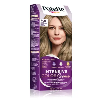 Schwarzkopf Palette Intensive Color Creme tartós hajfesték árnyalat Medium Ash Blonde 7-21 1 db