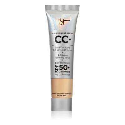 IT Cosmetics Your Skin But Better CC+ Mini fedő hatású alapozó SPF 50+ árnyalat Medium 12 ml