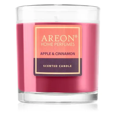 Areon Scented Candle Apple & Cinnamon illatgyertya 120 g