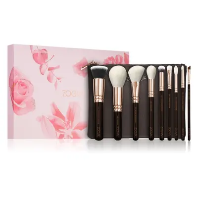 ZOEVA The Complete Brush Set Rose Golden Edition Ecsetkészlet táskával