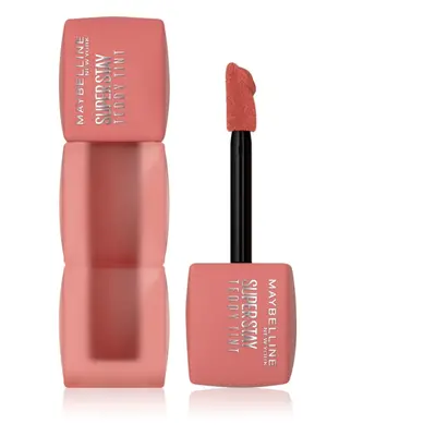 MAYBELLINE NEW YORK Teddy Tint Ultra matt hosszantrató rúzs árnyalat 15 Skinny Dip 5 ml