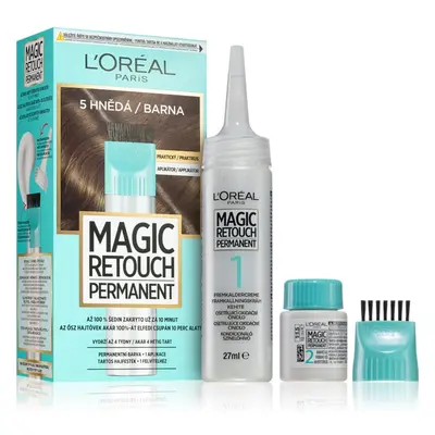 L’Oréal Paris Magic Retouch Permanent tonizáló festék a lenőtt hajra applikátorral árnyalat 5 BR