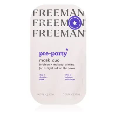 Freeman Pre-Party élénkítő arcmaszk duo 9 ml