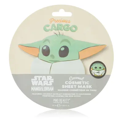 Mad Beauty Star Wars Grogu arcmaszk bőrpuhító hatással 25 ml