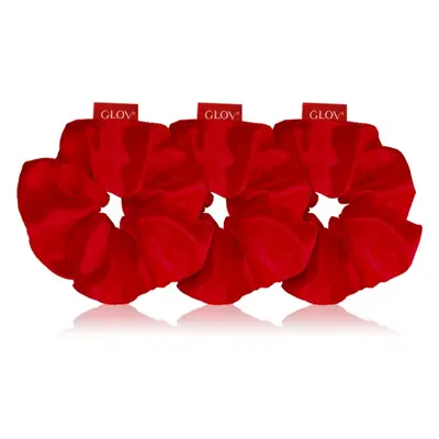 GLOV Satin Scrunchies S/M/L hajgumik Red 3 db