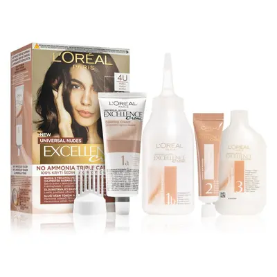 L’Oréal Paris Excellence Universal Nudes tartós hajfesték árnyalat 4U 1 db