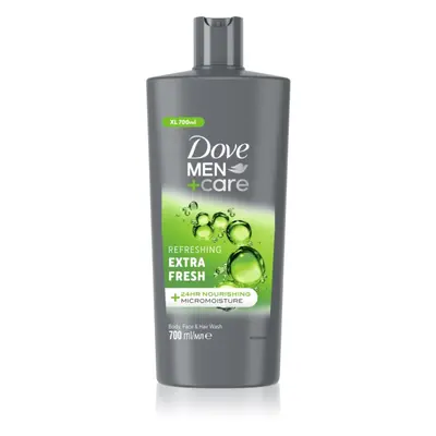 Dove Men+Care Extra Fresh felfrissítő tusfürdő gél arcra, testre és hajra 700 ml