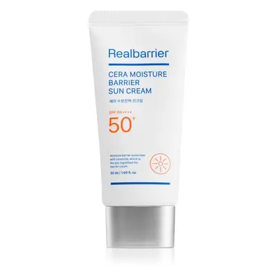 Real Barrier Cera Moisture Barrier Sun Cream regeneráló és védő krém SPF 50+ 50 ml