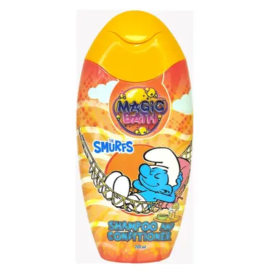 The Smurfs Magic Bath Shampoo & Conditioner sampon és kondicionáló gyermekeknek 200 ml