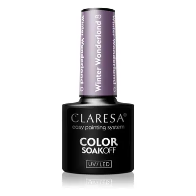 Claresa SoakOff UV/LED Color Winter Wonderland géles körömlakk árnyalat 8 5 g