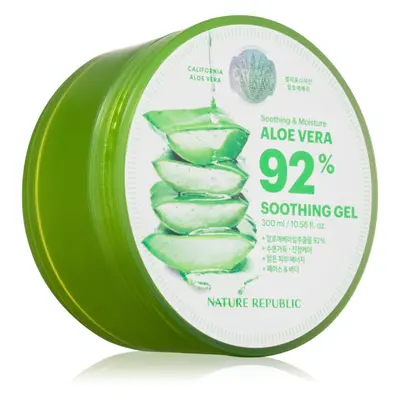 NATURE REPUBLIC Soothing & Moisture Aloe Vera 92% Soothing Gel nyugtató hidratáló gél az érzéken