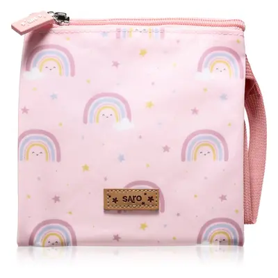 Saro Baby Sandwich Bag zacskó nassolnivaló Pink 17,5x17,5 cm 1 db