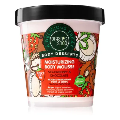 Organic Shop Body Desserts Strawberry & Chocolate testhab hidratáló hatással 450 ml