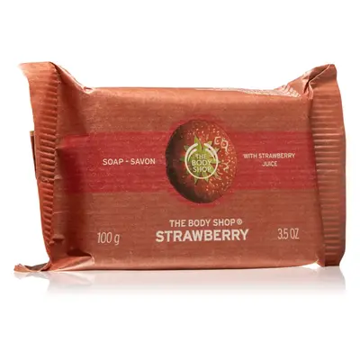 The Body Shop Strawberry Soap természetes szilárd szappan 100 g