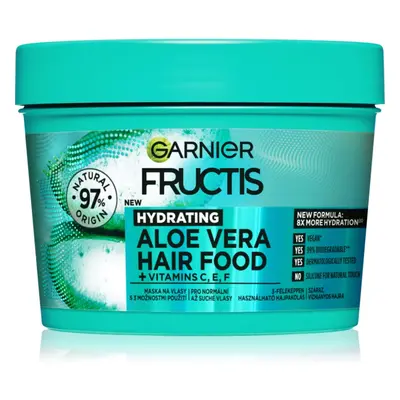 Garnier Fructis Aloe Vera Hair Food hidratáló maszk normál és száraz hajra 400 ml