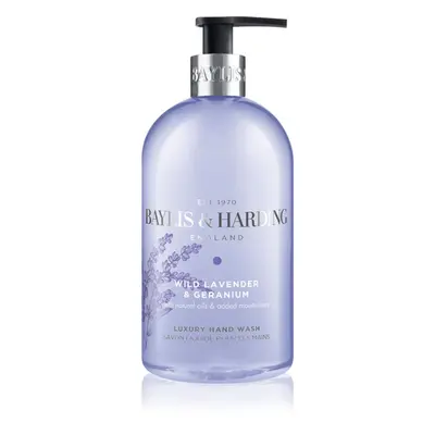 Baylis & Harding Wild Lavender & Geranium folyékony szappan hidratáló hatással 500 ml