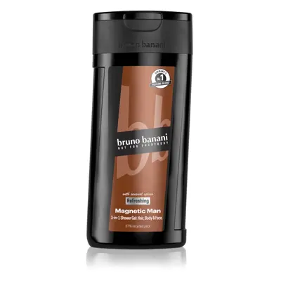 Bruno Banani Magnetic Man parfümös tusfürdő 3 az 1-ben uraknak 250 ml