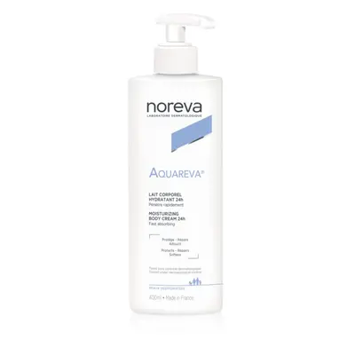 Noreva Aquareva Moisturizing Body Cream 24h tápláló és hidratáló testápoló tej 400 ml