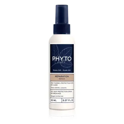 Phyto Repair 230° heat protection spray anti-breakage hővédő spray hajsütővassal és hajvasalóval