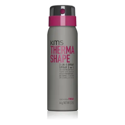 KMS Thermashape 2-IN-1 Spray hajlakk a hajformázáshoz, melyhez magas hőfokot használunk 75 ml