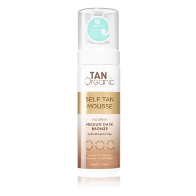 TanOrganic The Skincare Tan önbarnító hab árnyalat Medium Dark Bronze 120 ml