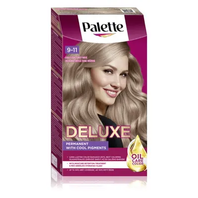 Schwarzkopf Palette Deluxe tartós hajfesték árnyalat 9-11 Cool Light Grey Rose 1 db