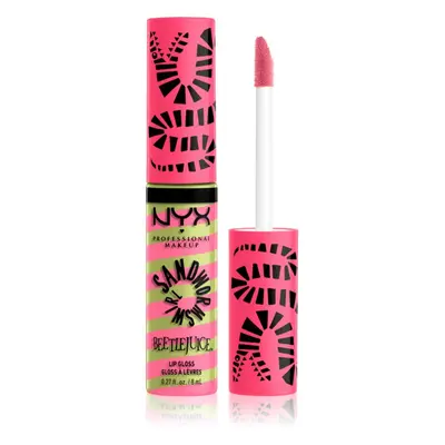 NYX Professional Makeup Beetlejuice Sandworm Swirl tündöklő ajakfény árnyalat 01 Pink 8 ml