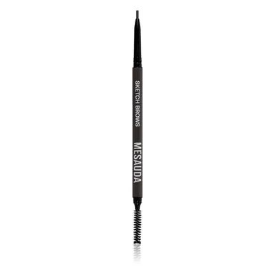 Mesauda Milano Sketch Brows automatikus szemöldökceruza kefével árnyalat 104 Dark 0,09 g