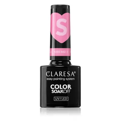 Claresa SoakOff UV/LED Color Kiss Me géles körömlakk árnyalat 5 g