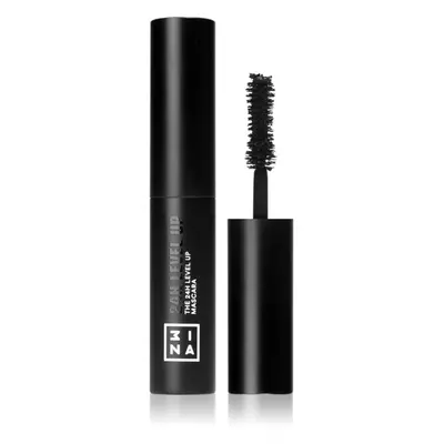 3INA The 24H Level Up Mascara Mini hosszantartó szempillaspirál árnyalat 900 - Black 4,5 ml